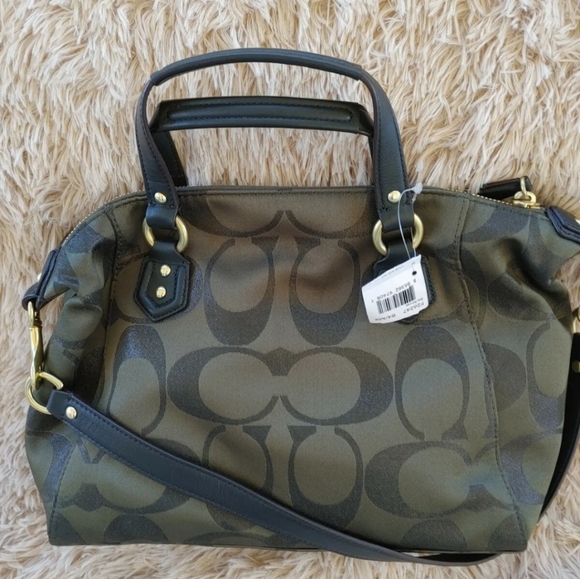 Coach Campbell Satchel Moss Green - Picture 2 of 7